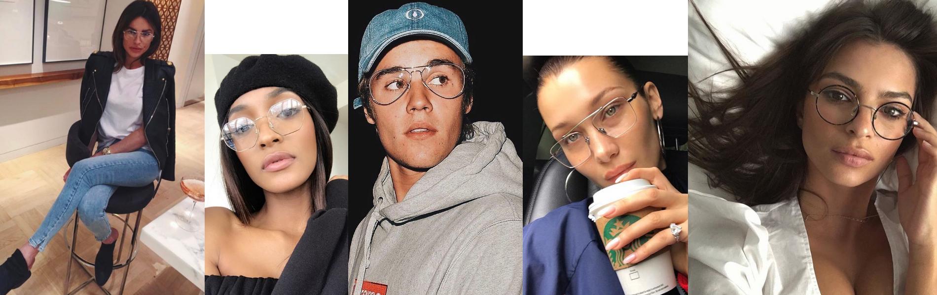 Justin bieber clear glasses hotsell