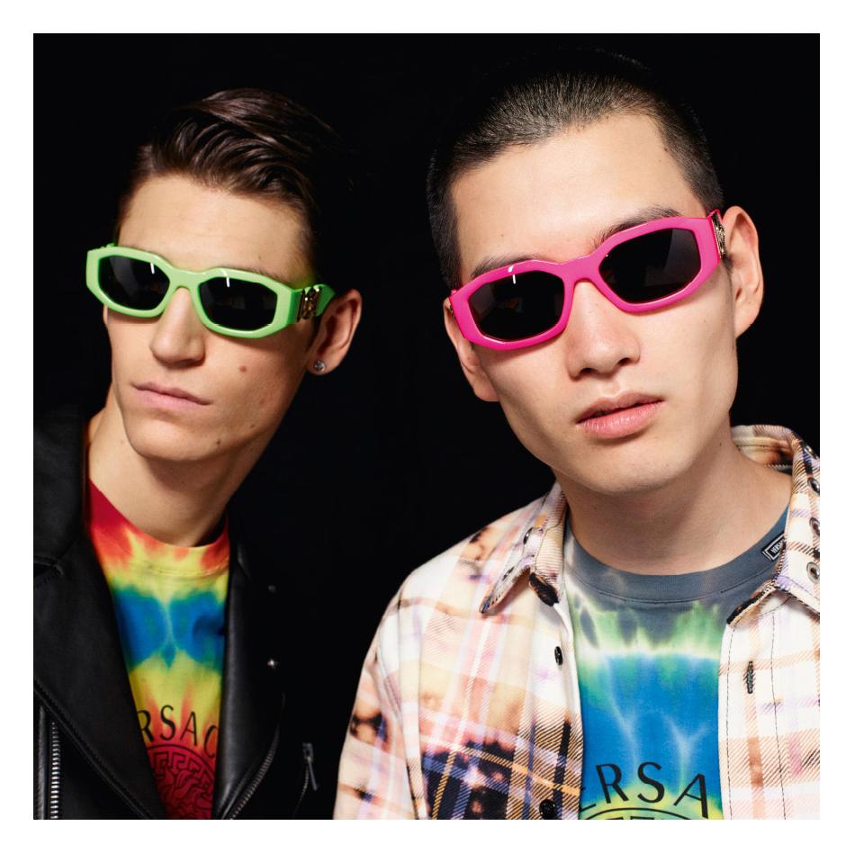 Versace neon sunglasses top